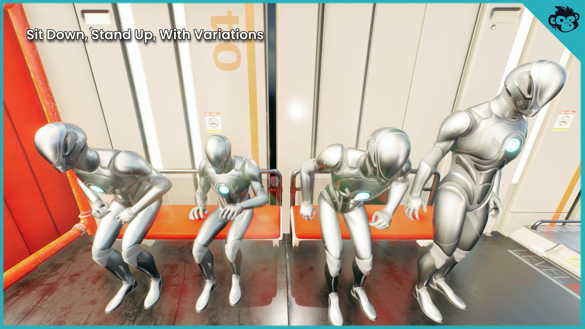 Sitting NPC Animation Pack
