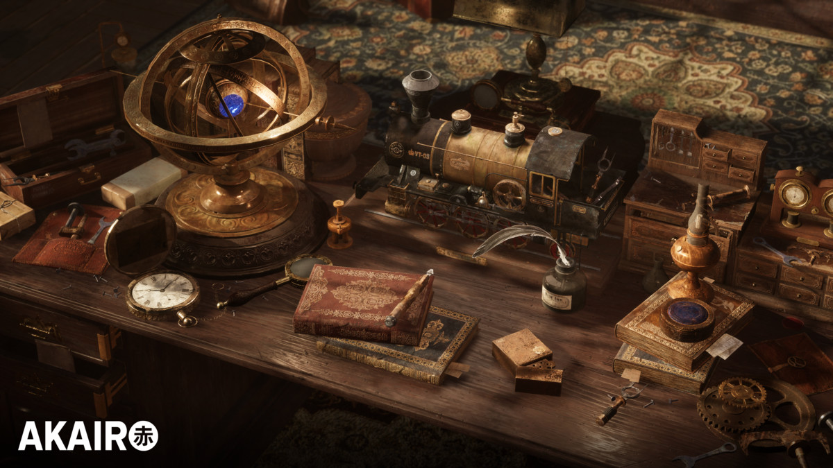 Steampunk Inventor's Workshop