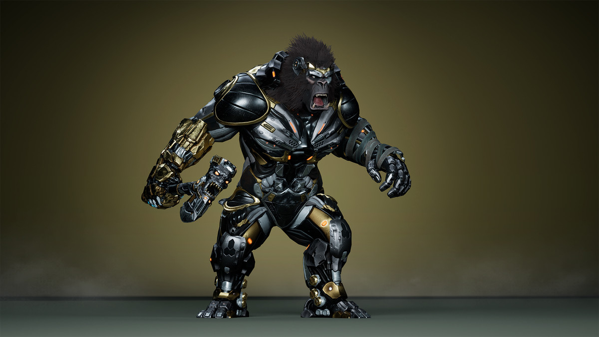 Sci-Fi Titan Gorilla