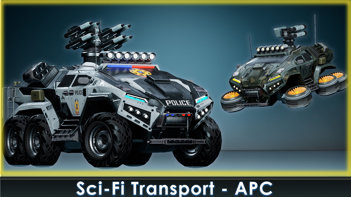 Sci-Fi Transports pack