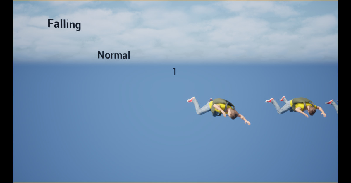 Parachute & Skydive Animation