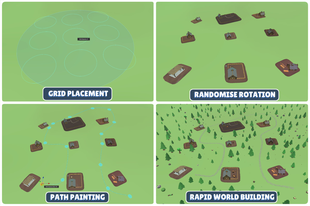 Prefab Painter: Placement & Variation Tool