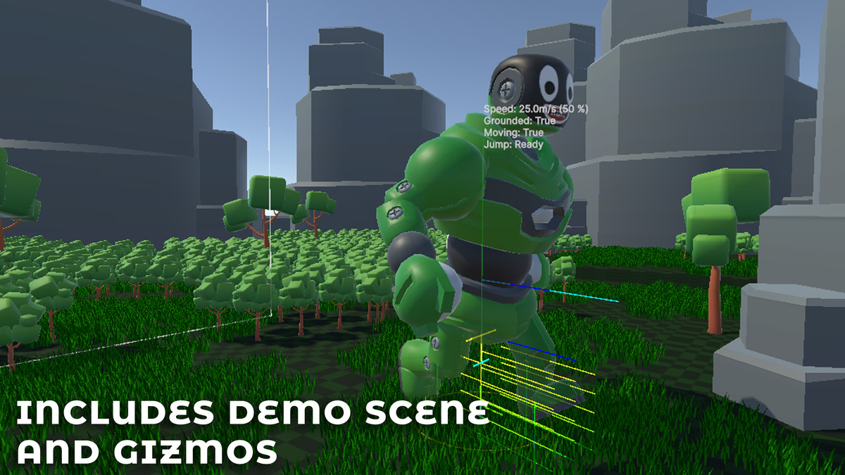 Large Scale Character Controller | Kaiju,Titan and Boss Movement System