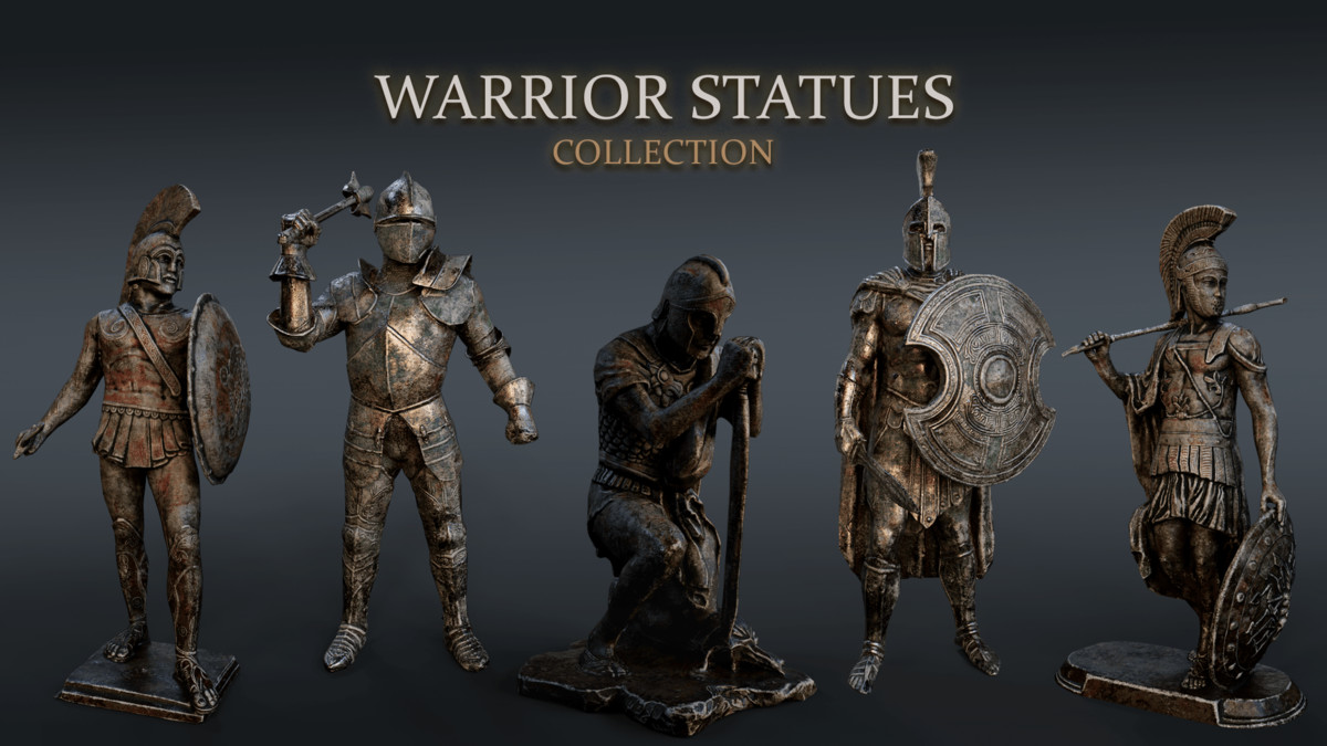 Warrior Statues - Collection (URP)