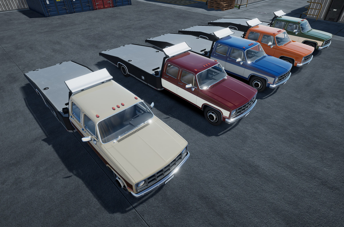 Crewcab ramp truck