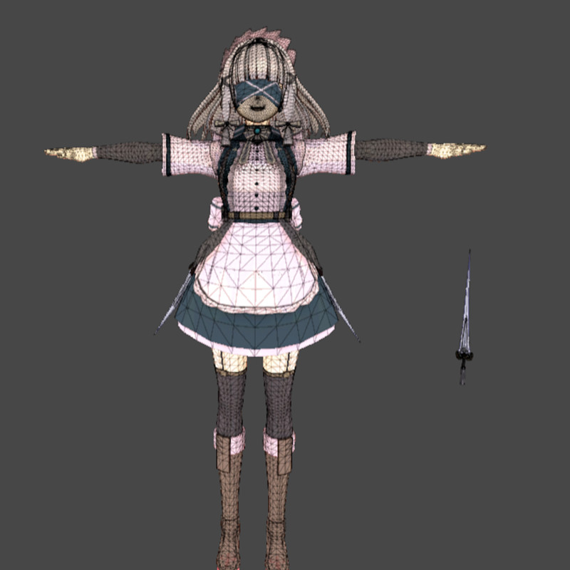 Anime Combat Maid