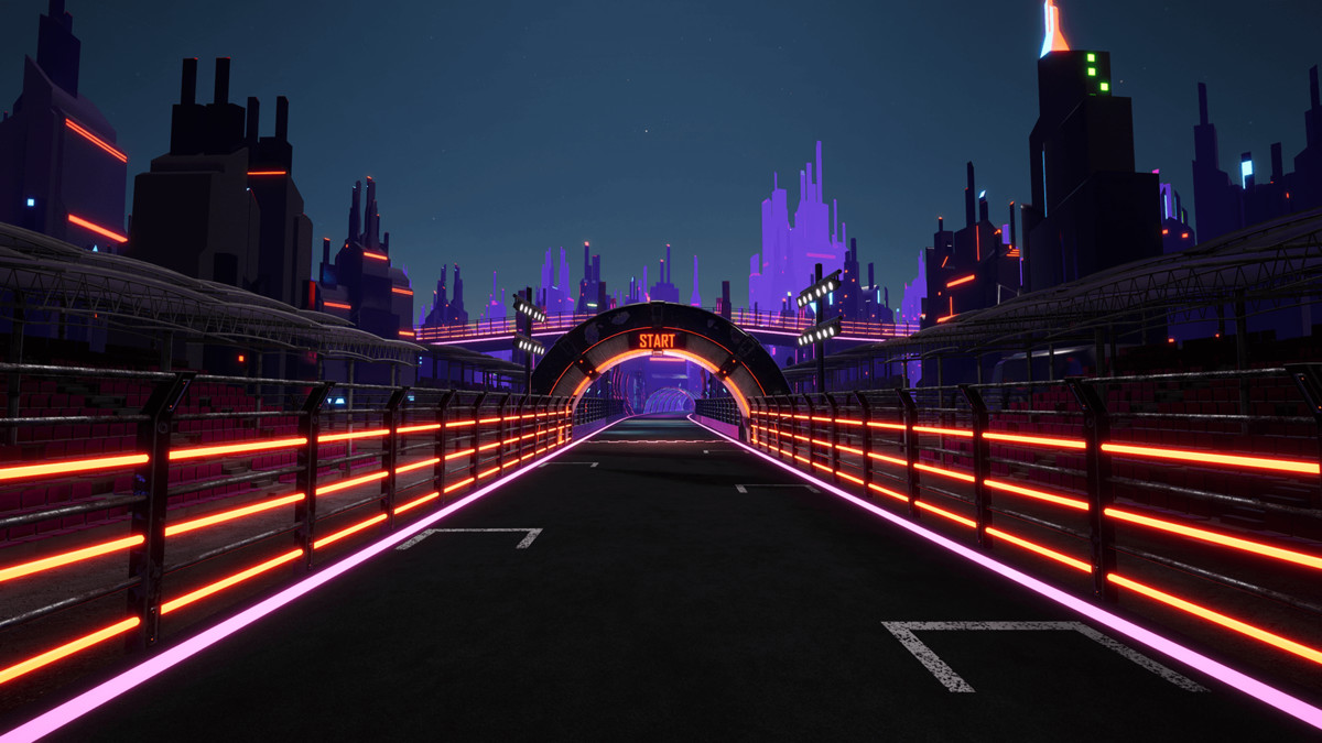 Neon Drift - Cyber Racing Track (URP)