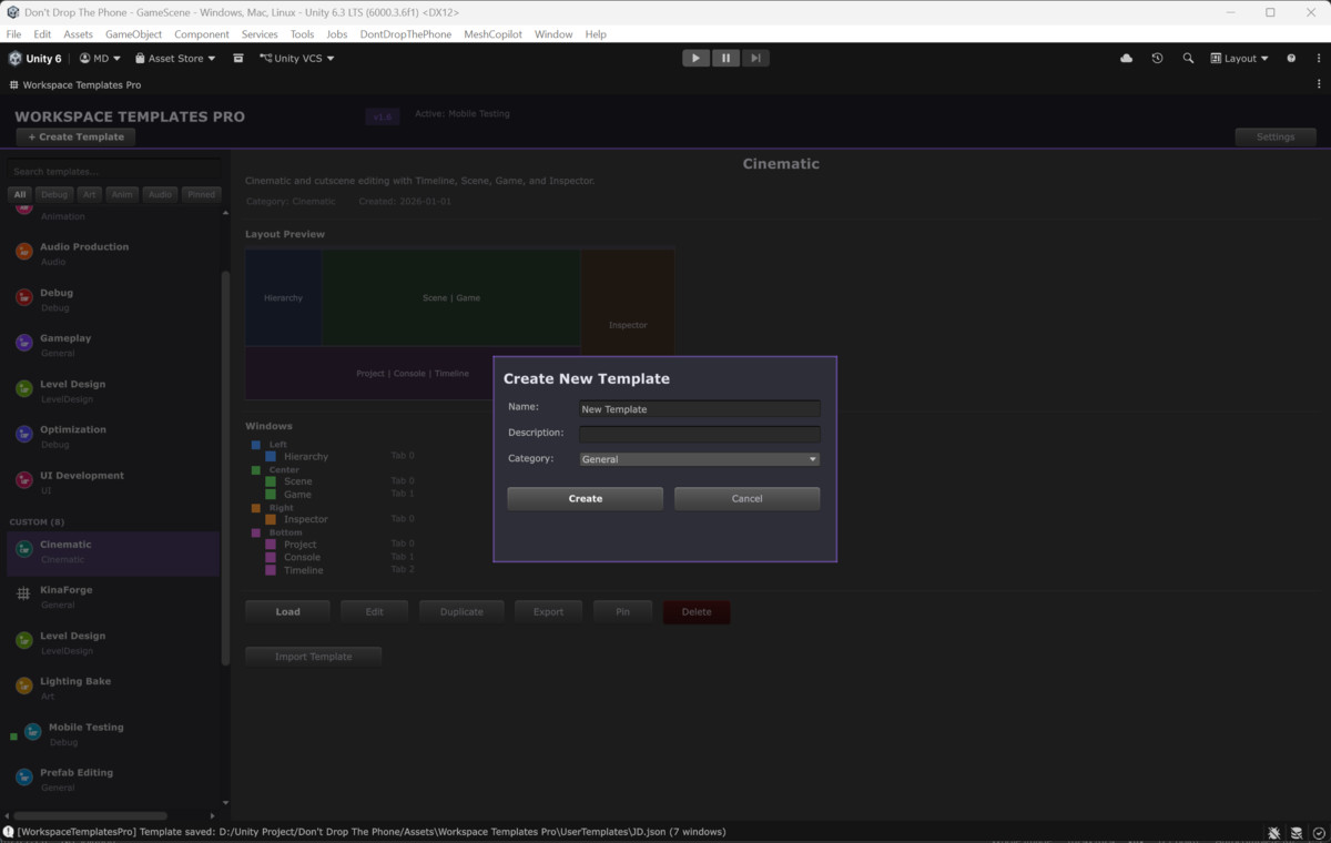 Workspace Templates Pro