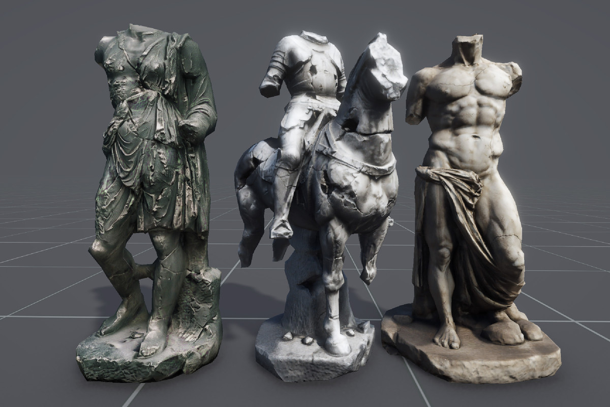 Brocken objects - Stone and Wood