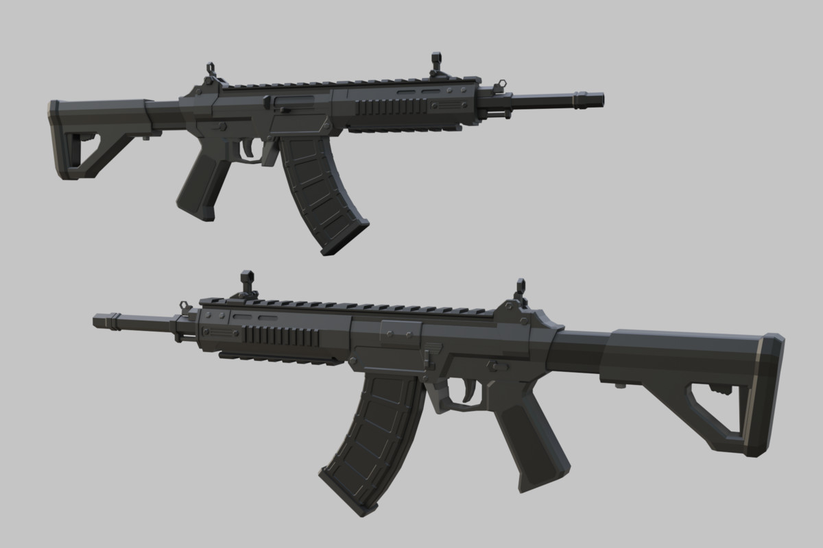 Low Poly Weapon Bundle Pack 2