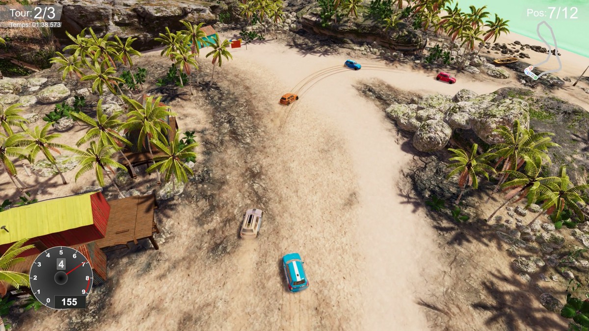 Top Down Car Racing : 3 Tracks Extension