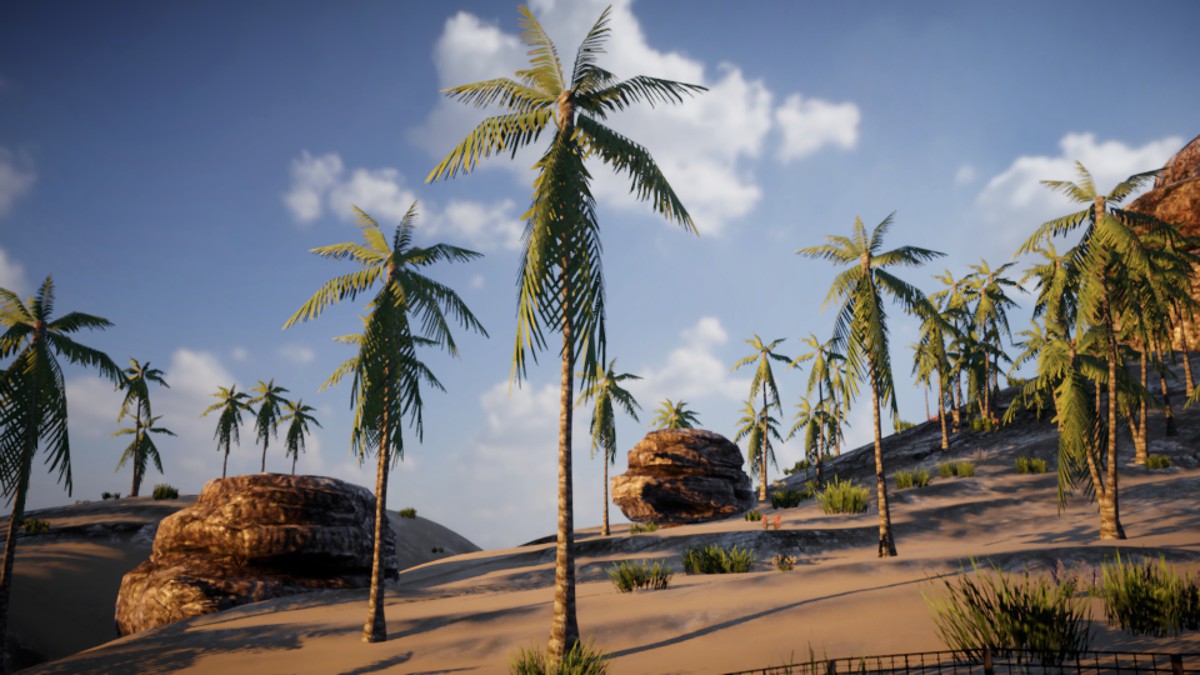 Mobile Palm Tree Bundle (for URP)