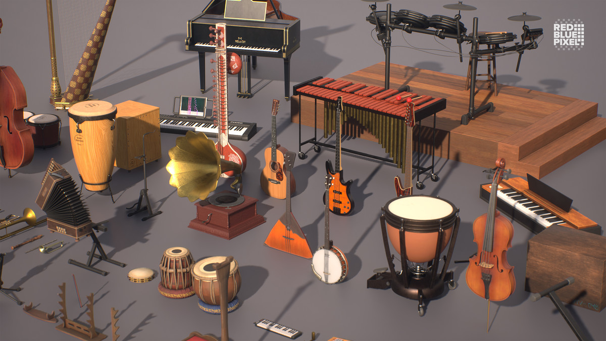 Musical Instruments Prop