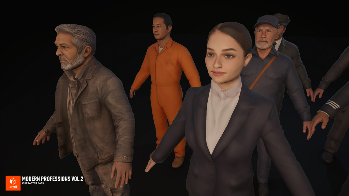 Modern Professions Vol.2 - Character Pack