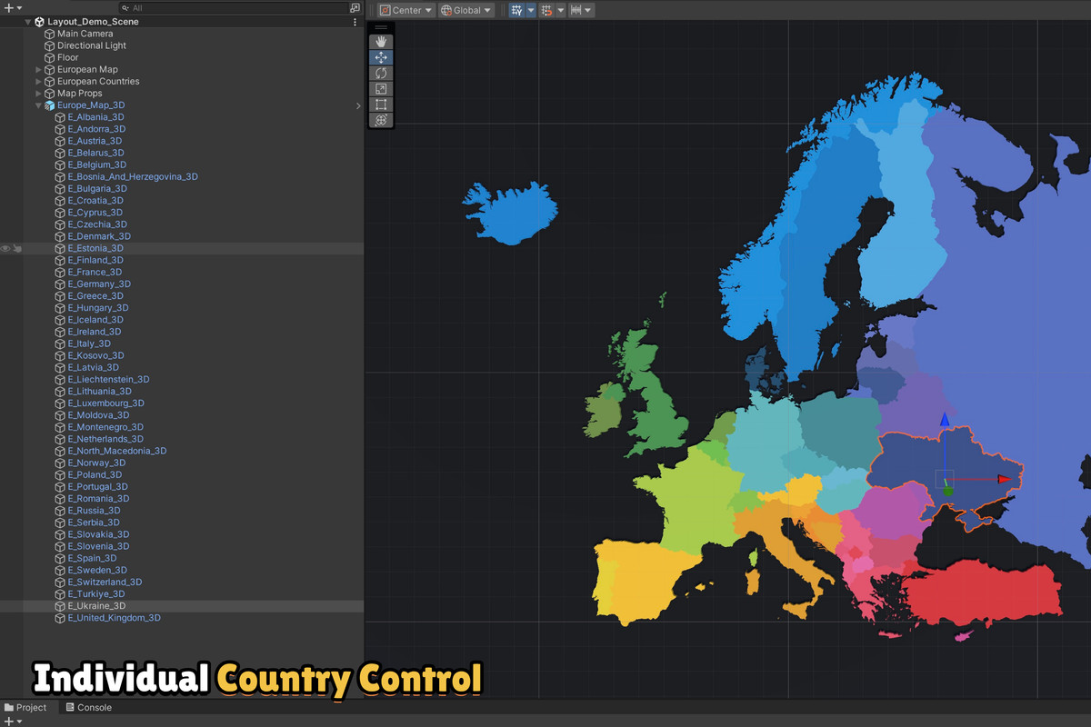 Toon Style Europe Map Pack
