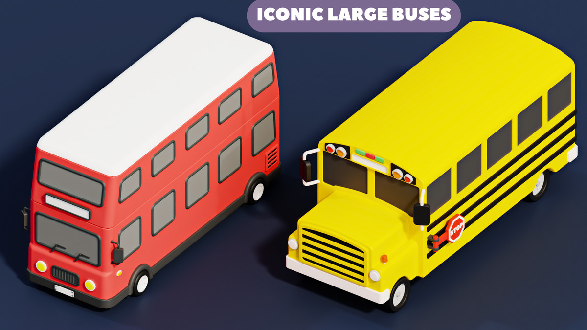 COZY TRAFFIC : Stylized City Vehicles & Transit