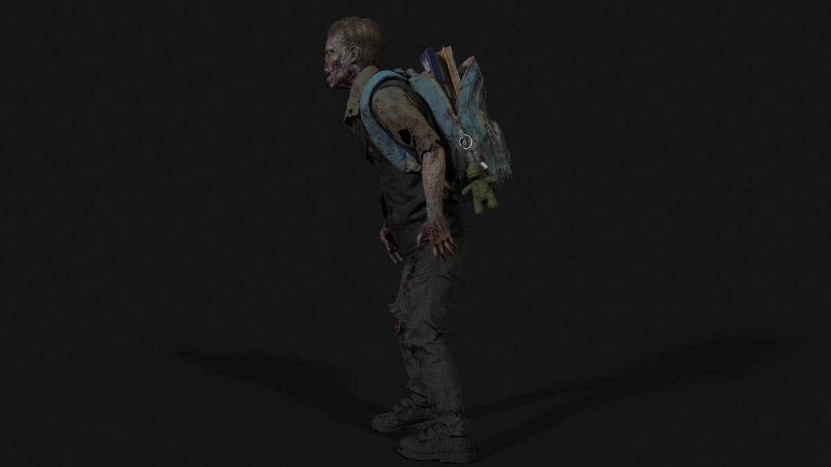 Gradeschooler Boy — American School Zombie Collection