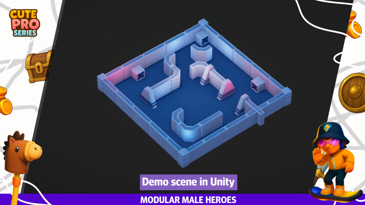 Modular Male Heroes Pack