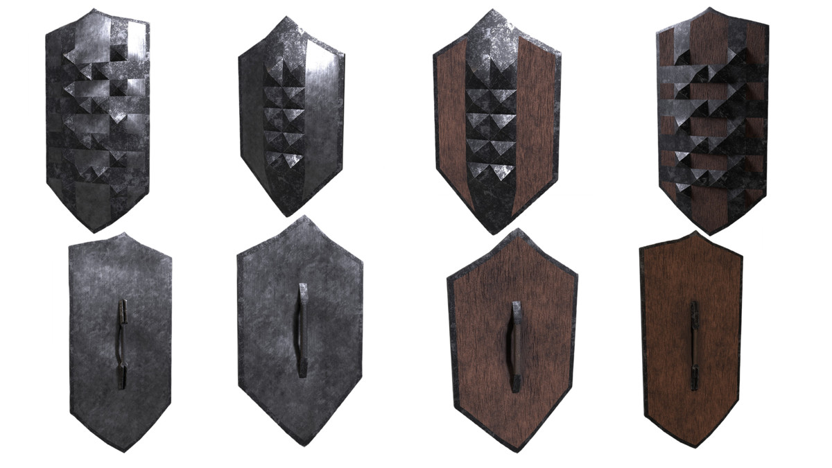 Modular Melee Swords & Shields Pack | Low Poly Stylized Procedural Weapon Pack