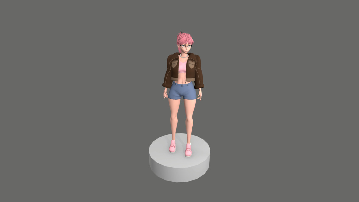 Jade Stylized Modular Female Character Creator