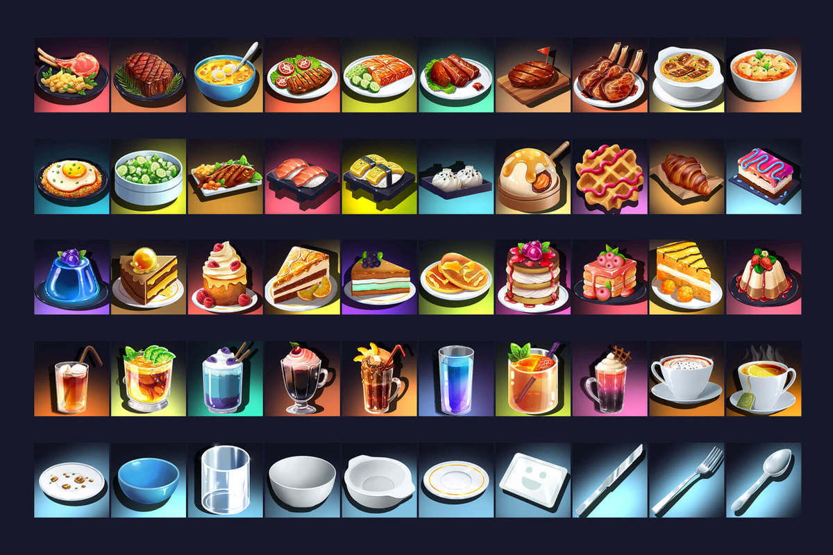 2700 Cyberpunk RPG Icons Pack