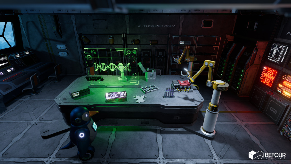 Sci-Fi Polar Station Environment (Modular, Space, Station)
