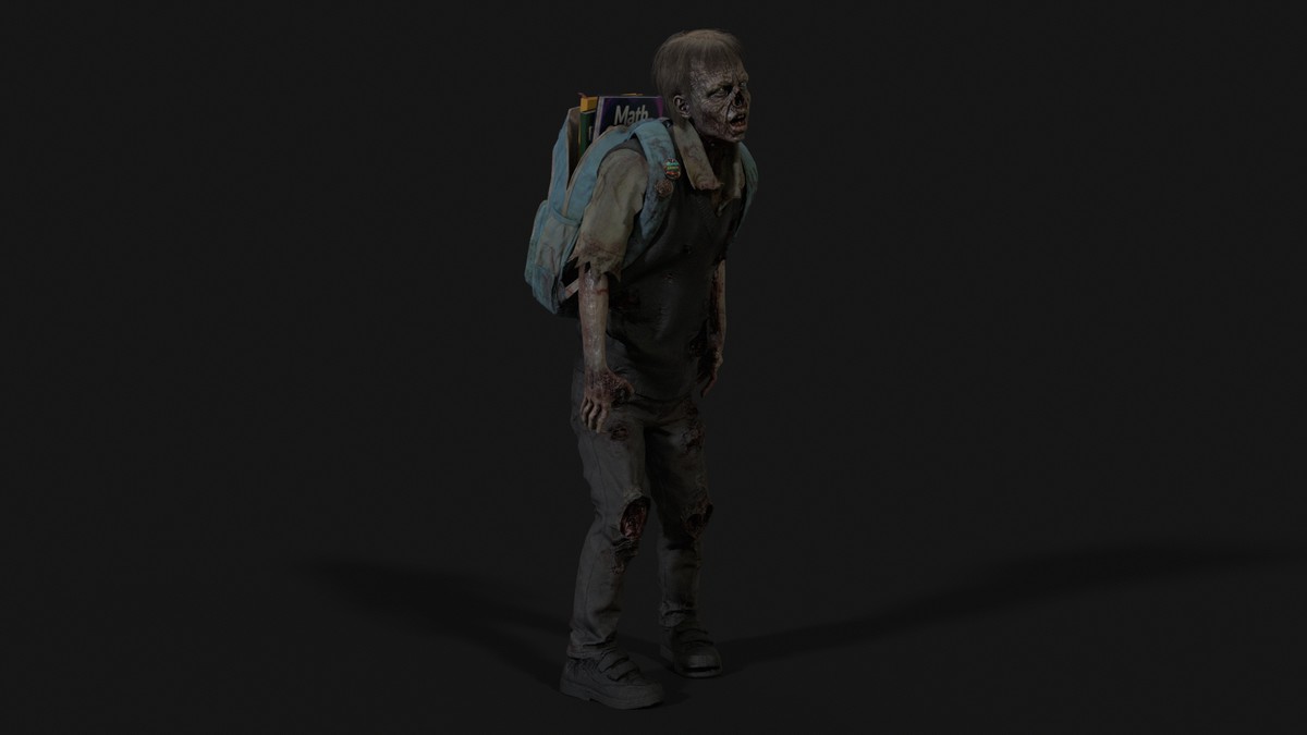 Gradeschooler Boy — American School Zombie Collection