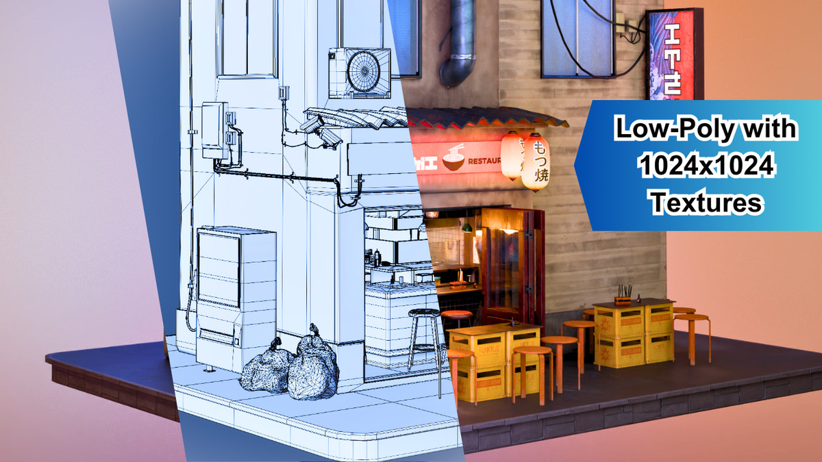 Realistic Ramen Shop Pack