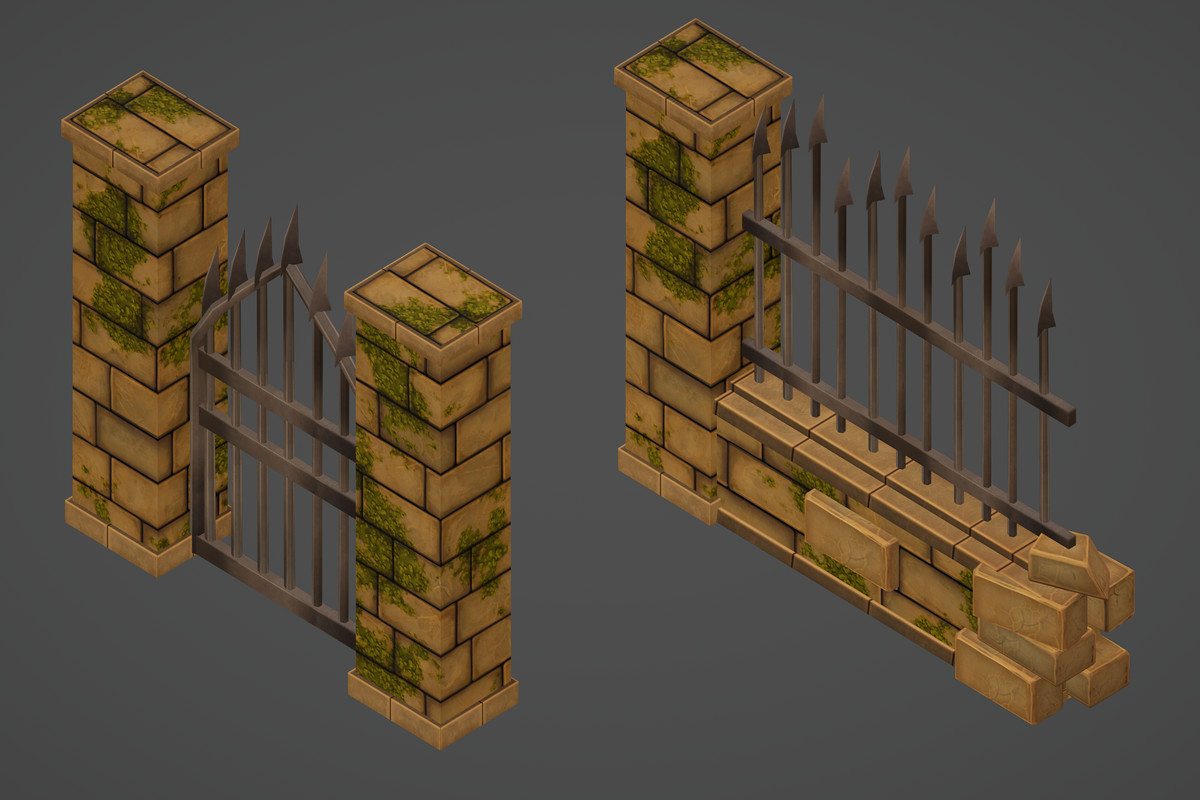 Ruins Forest Environment