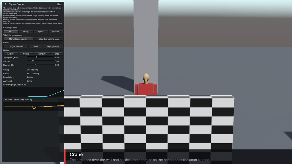 CineOperator — Camera Operator Simulation