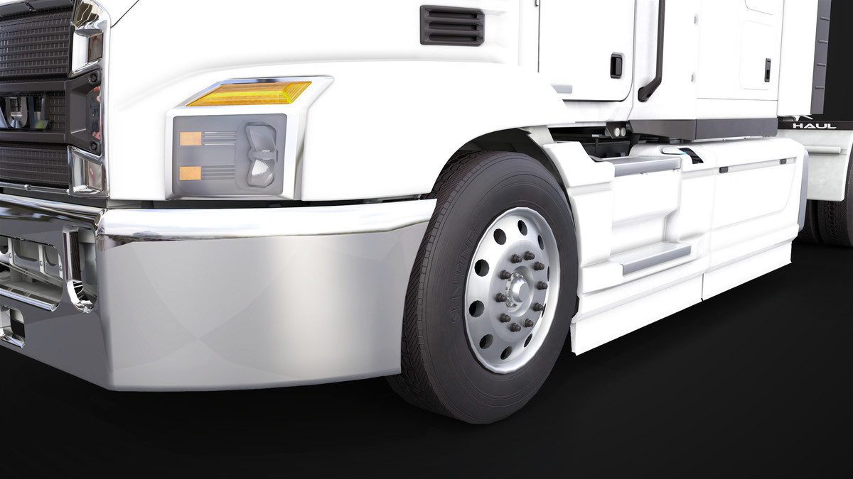 Heavy Truck Chassis 05 White Interior URP HDRP Textures