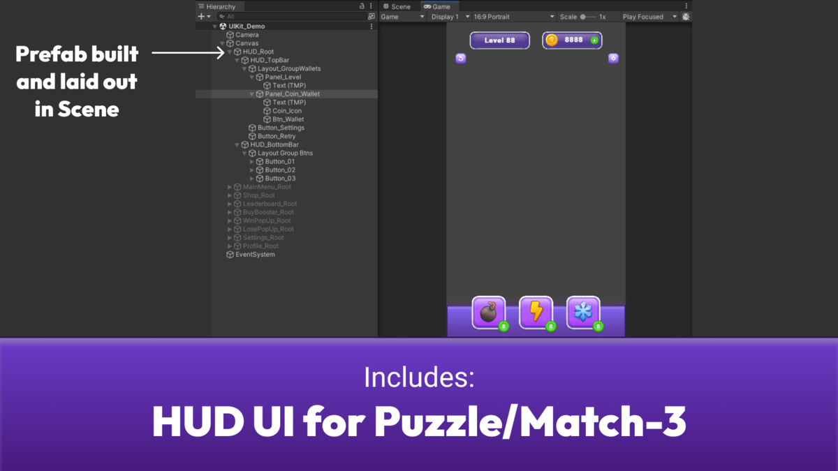 Casual Game UI Kit - Mobile