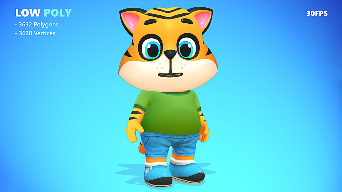 Tiger Cat Animated