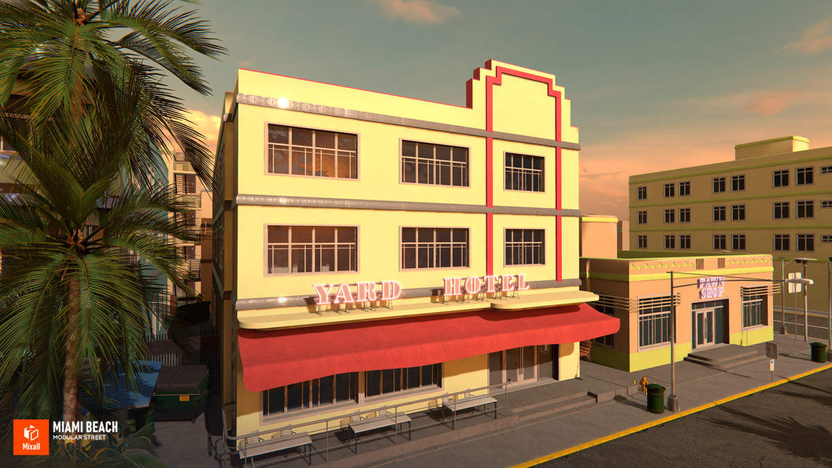 Miami Beach - Modular street & NPC
