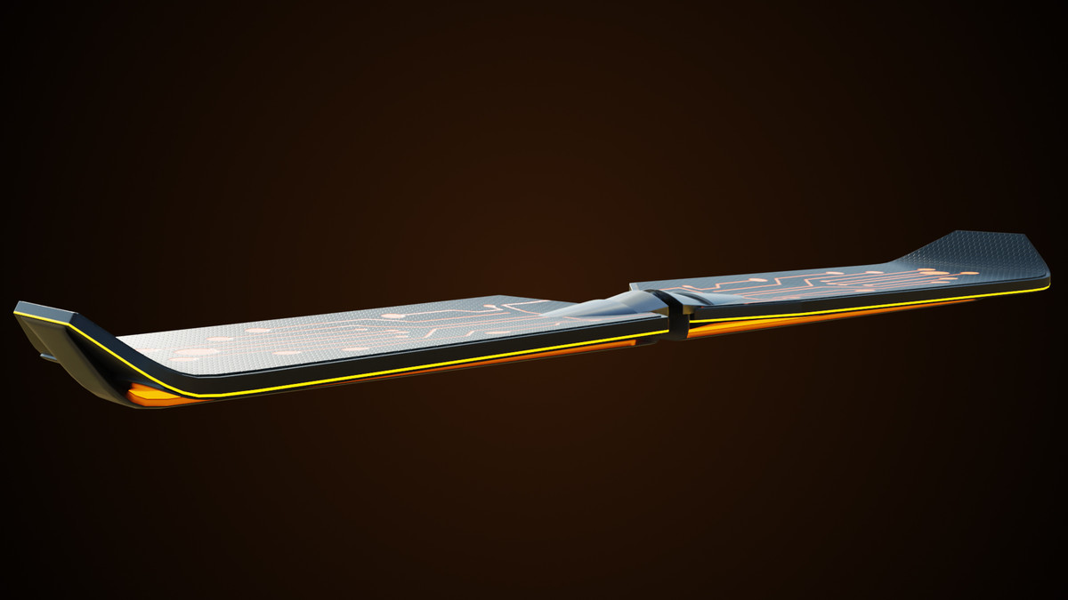 Sci-Fi Hoverboard 4 URP HDRP Textures