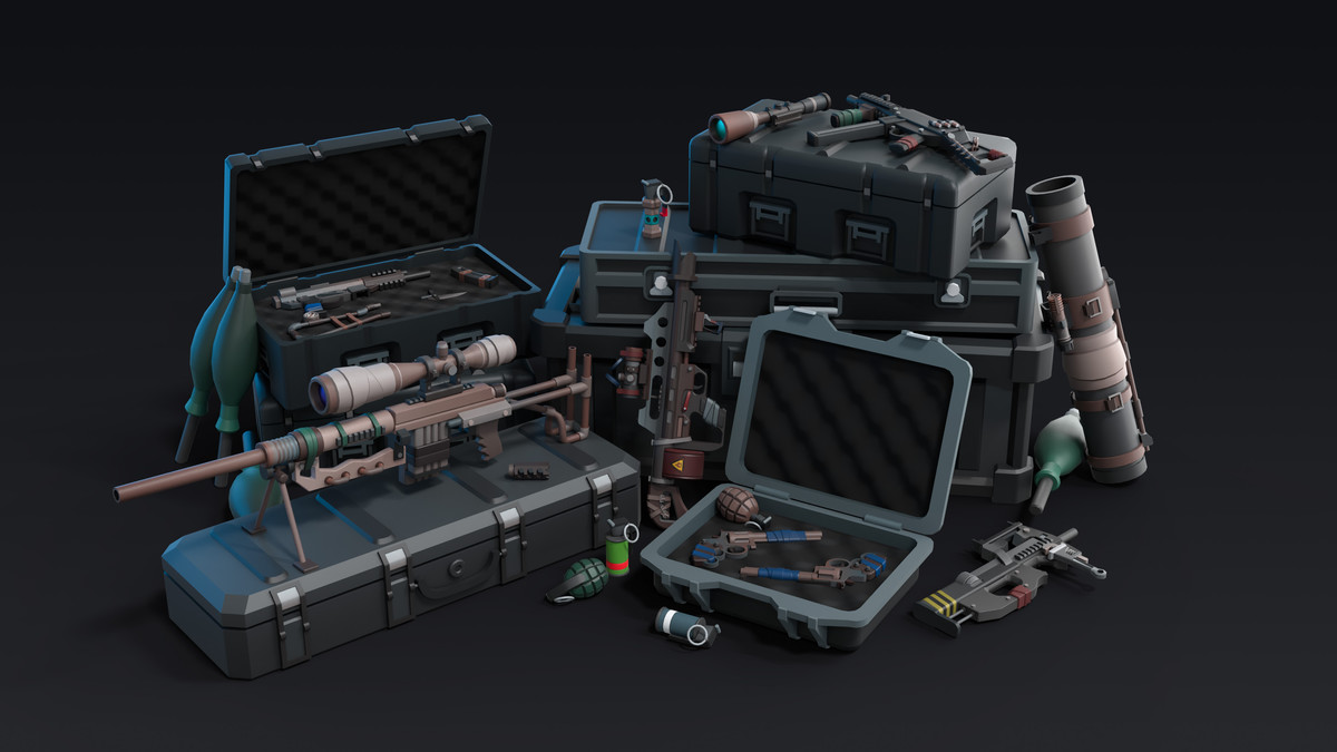Apocalypse Weapons - Low Poly 3D Models Pack