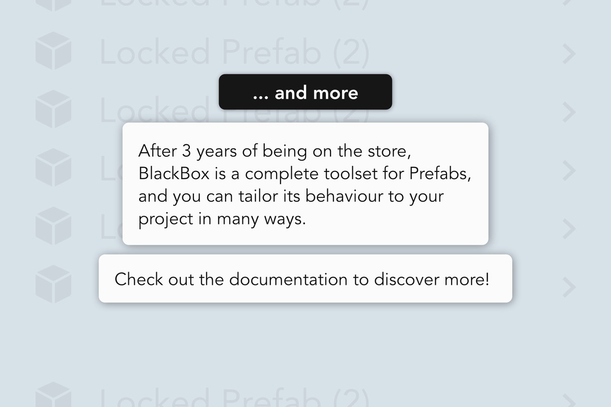 BlackBox 2 - Redefined Prefab Workflow