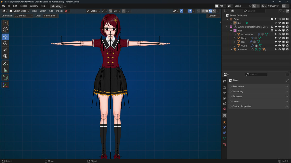 Anime Characters Pack Vol.I