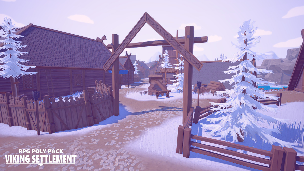 RPG Poly Pack - Viking Settlement