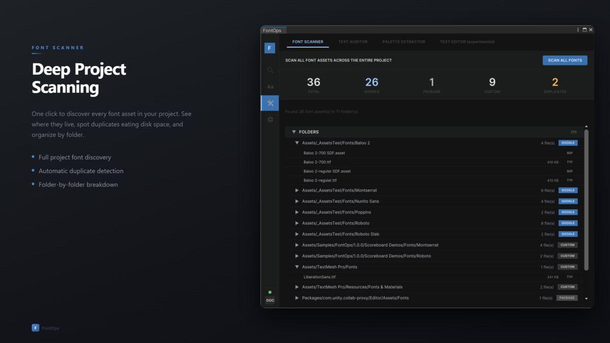 FontOps - Font Manager
