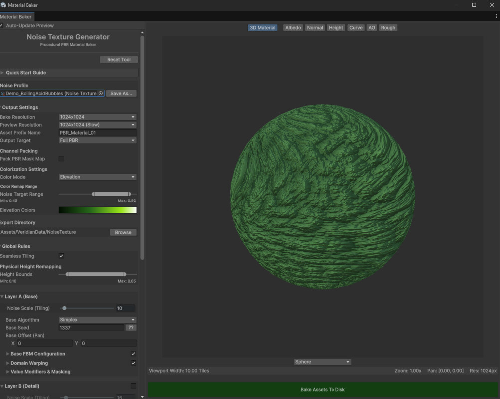 Noise Texture Generator: Procedural PBR Baker