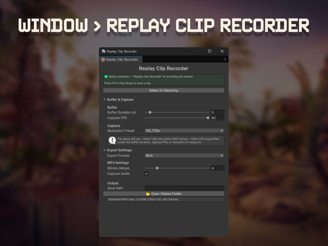 Replay Clip Recorder