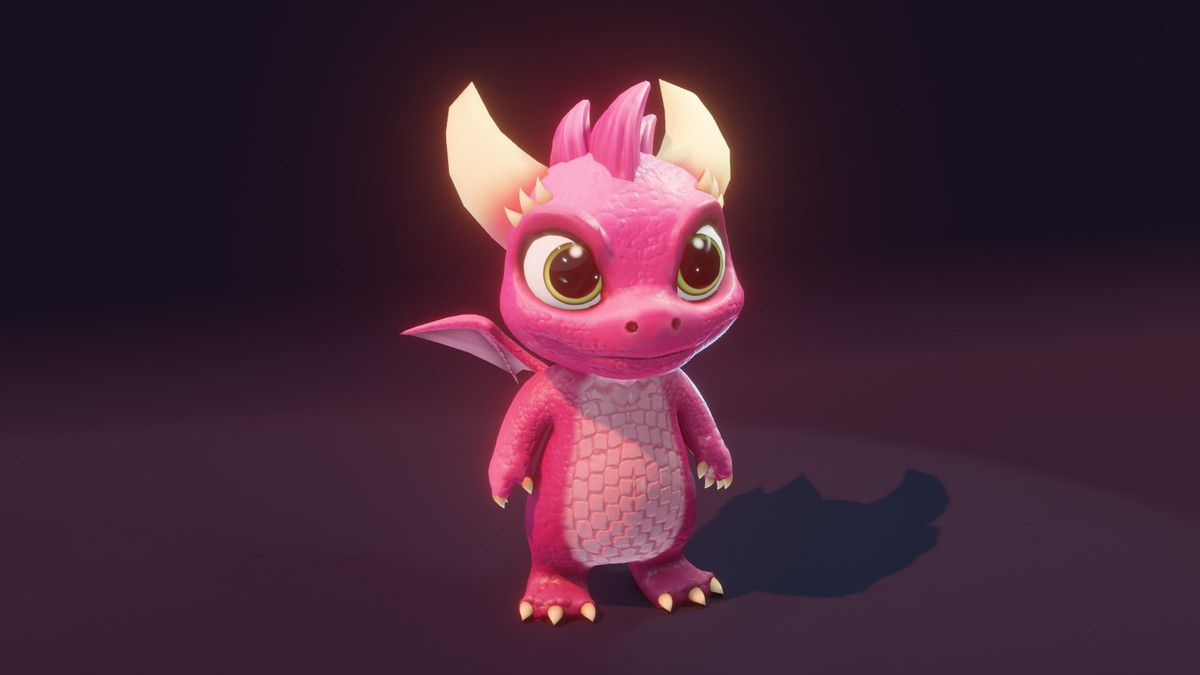 Cute Baby Dragons 3D Model With 5 Music Tracks and 36 Sound Effects (Built-In)