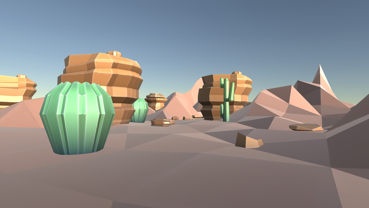 Desert Low Poly