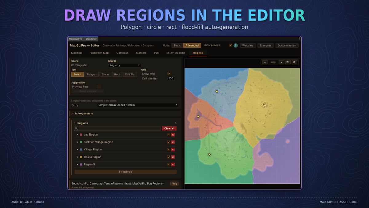Map GUI Pro - Minimap, Map & Compass