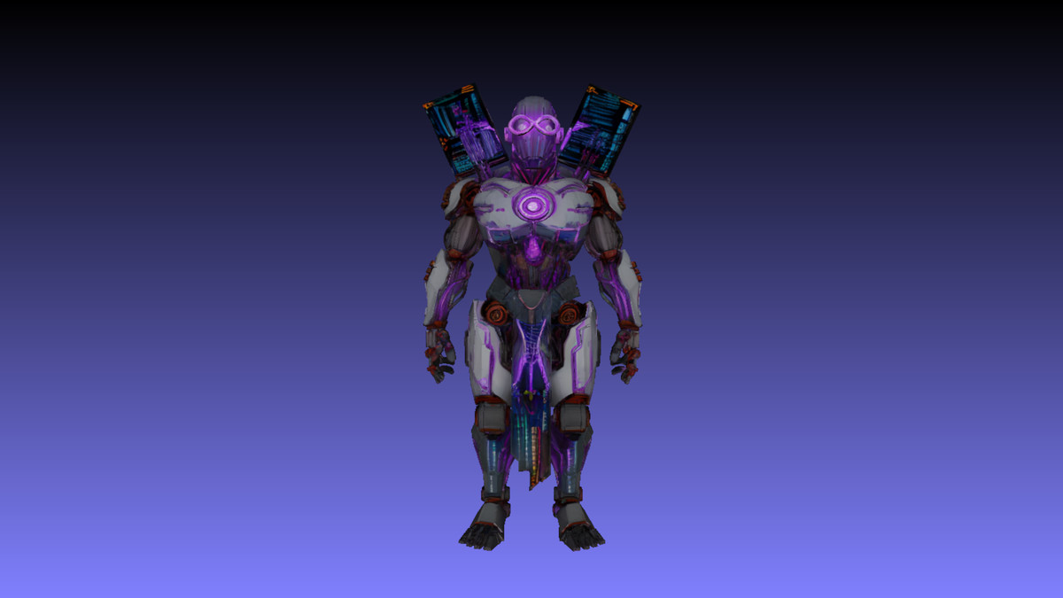 Syntherion Rigged Robot Character