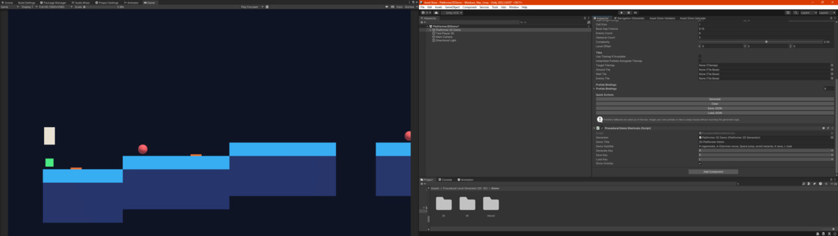 Procedural Level Generator (2D / 3D)