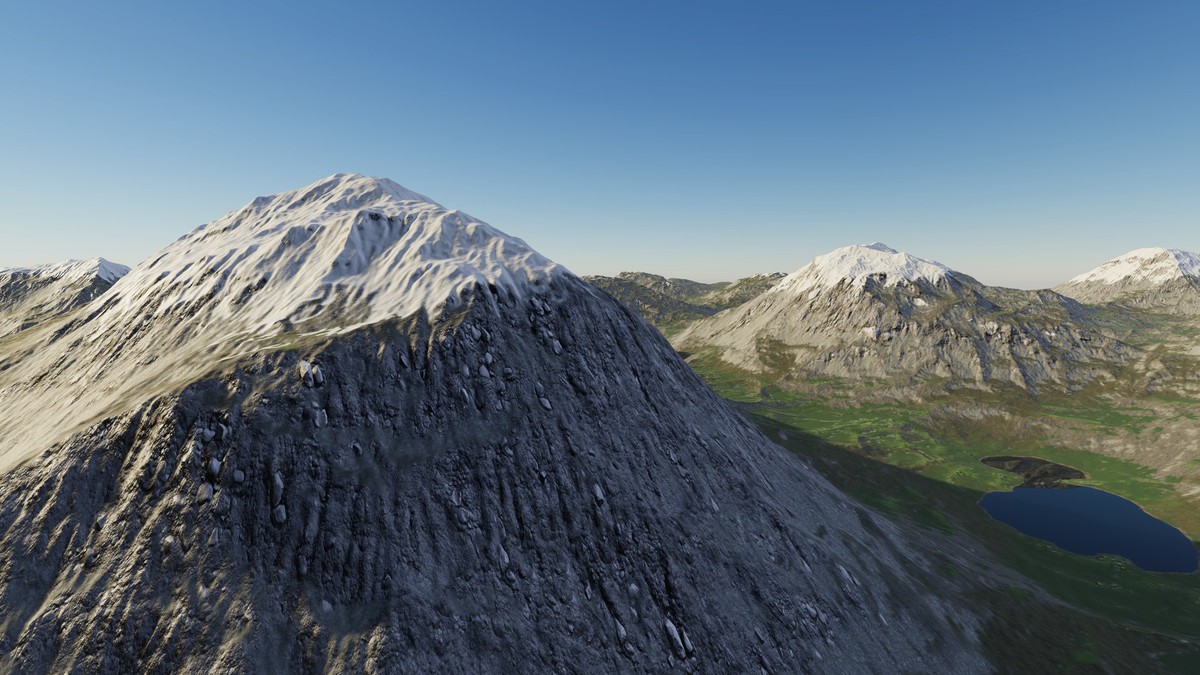 Procedural Ridged Mountains 8K - 34 Terrains