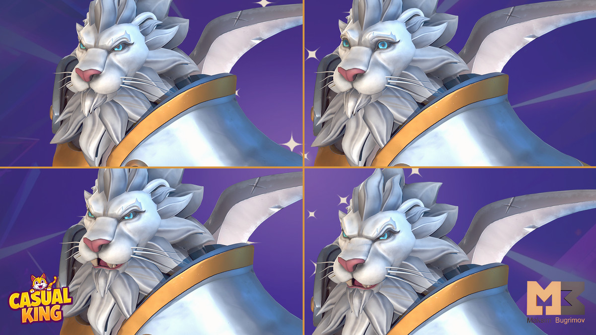 Lion Cartoon Character