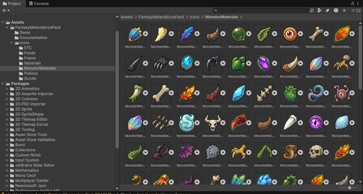 2D Fantasy RPG Material Icon Pack - 1000 Items